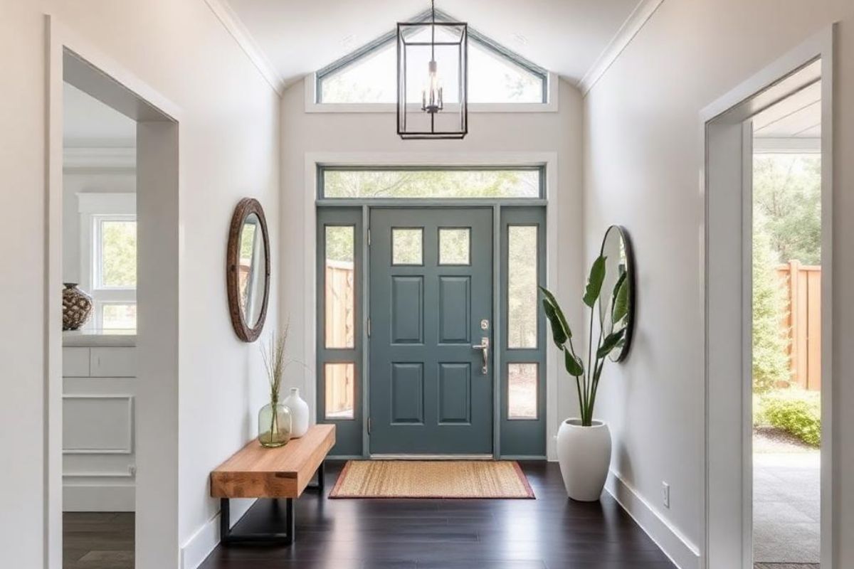 How to Create a Functional Tiny Home Entryway with Hall Seats and Storage Benches